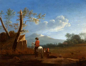 Landscape with Bird Catchers, c.1670